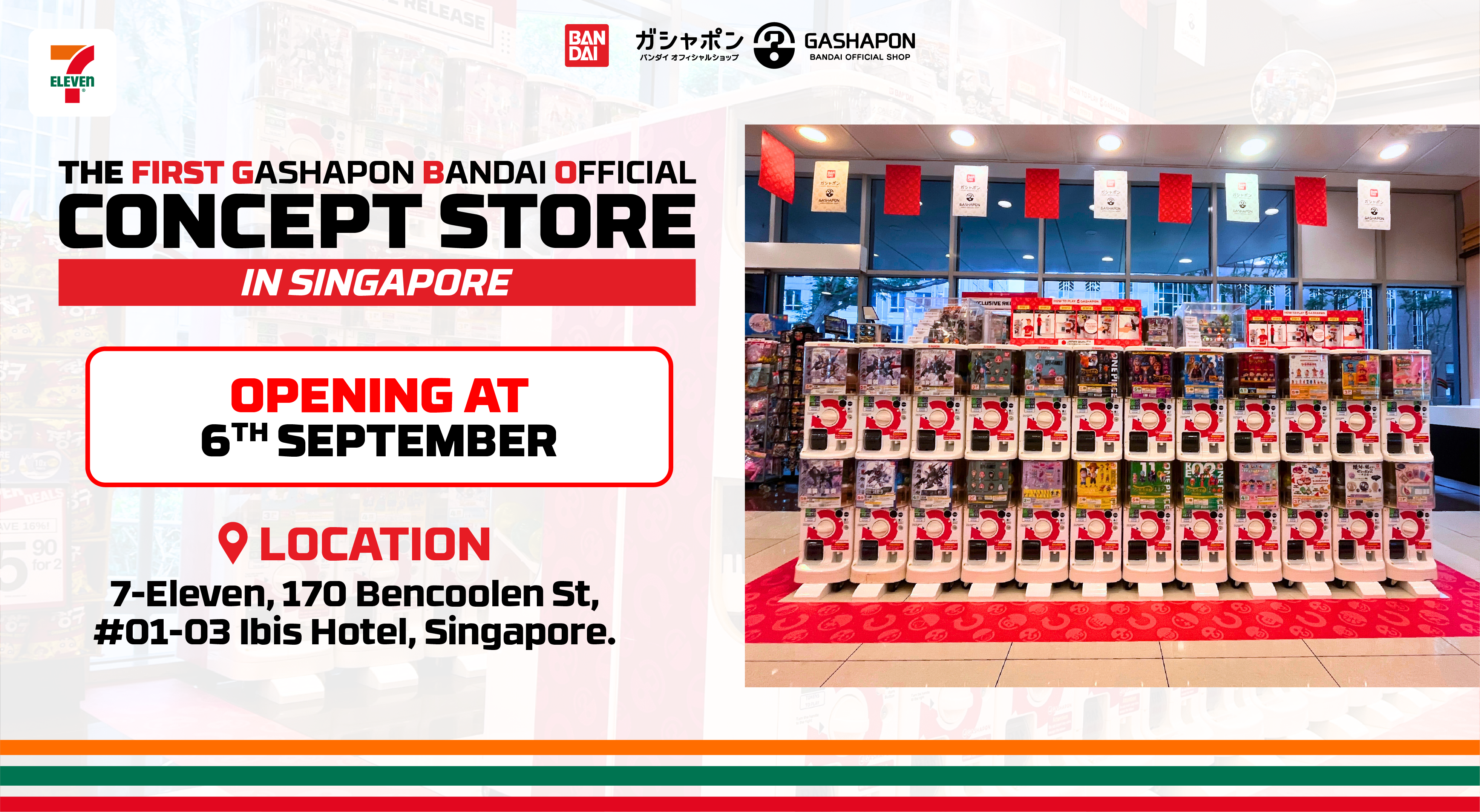 Gashapon Bandai Official Concept Store at 7 - Eleven